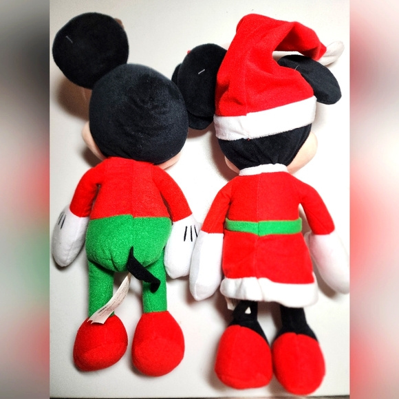 NWT Disney Mickey Minnie Christmas Holiday Plush - Picture 2 of 4